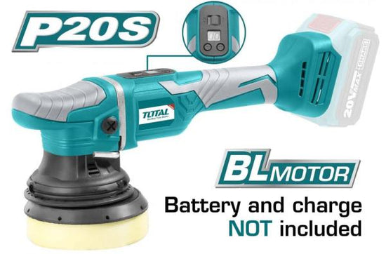 Aparat pentru polisat TOTAL 20V, 125 mm, reglaj electronic turatie, motor brushless