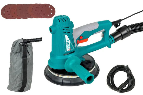 Masina de slefuit pereti si tavane profesionala TOTAL Industrial 750W, 180 mm, LED