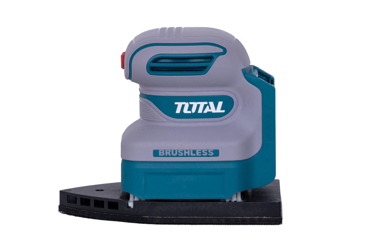 Masina de slefuit cu talpa delta TOTAL 20V, brushless, Li-Ion, fara acumulator