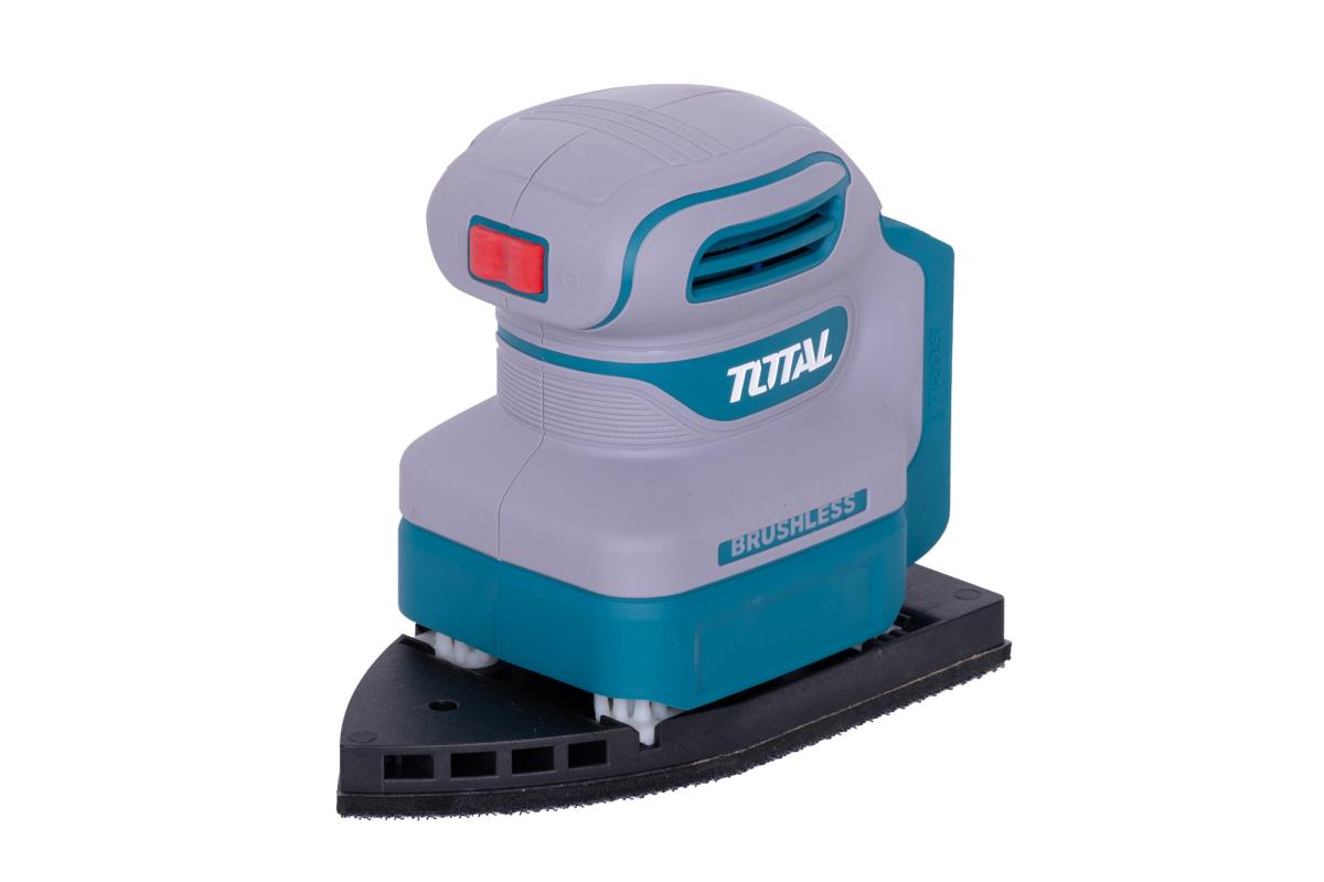 Masina de slefuit cu talpa delta TOTAL 20V, brushless, Li-Ion, fara acumulator
