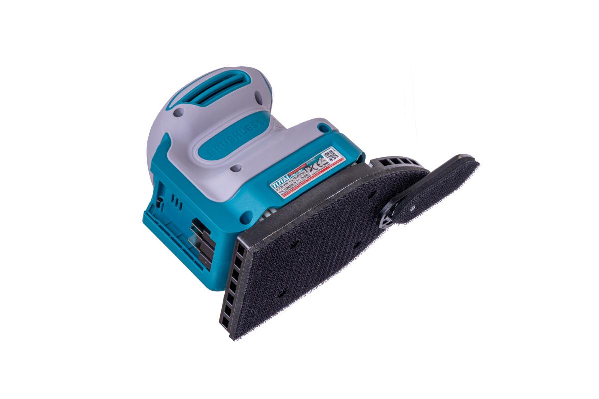 Masina de slefuit cu talpa delta TOTAL 20V, brushless, Li-Ion, fara acumulator