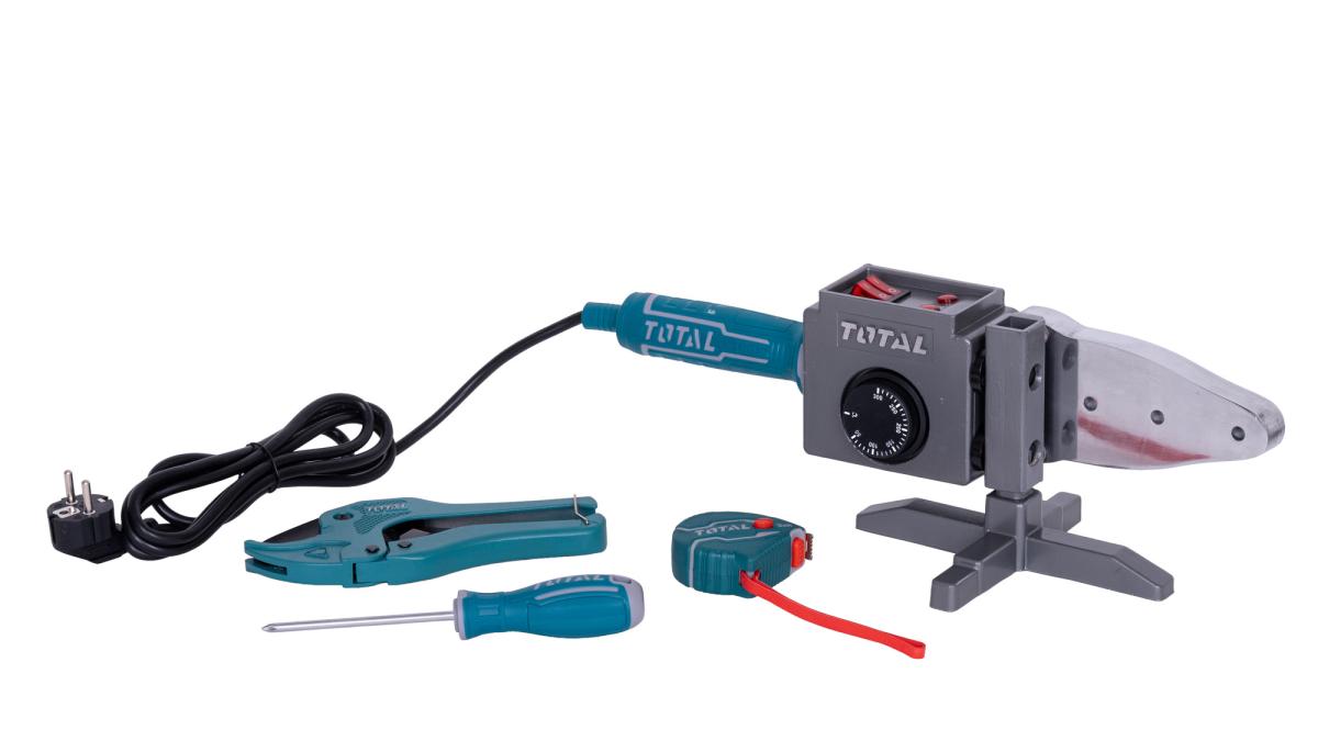 Masina sudat tevi PPR TOTAL Industrial 800W 1500W 20-63mm termoregulator 300°C