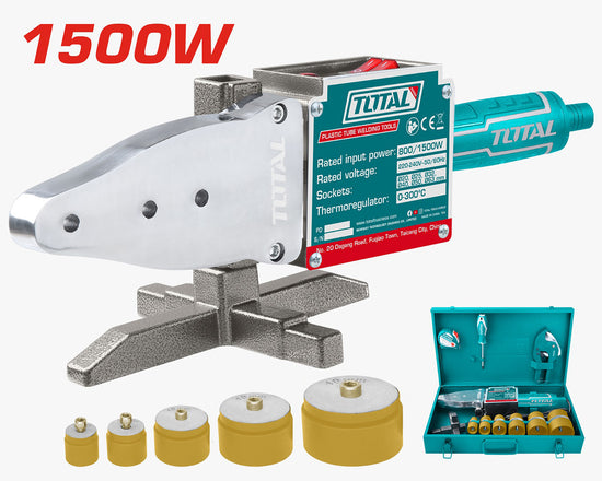 Masina sudat tevi PPR TOTAL Industrial 800W 1500W 20-63mm termoregulator 300°C