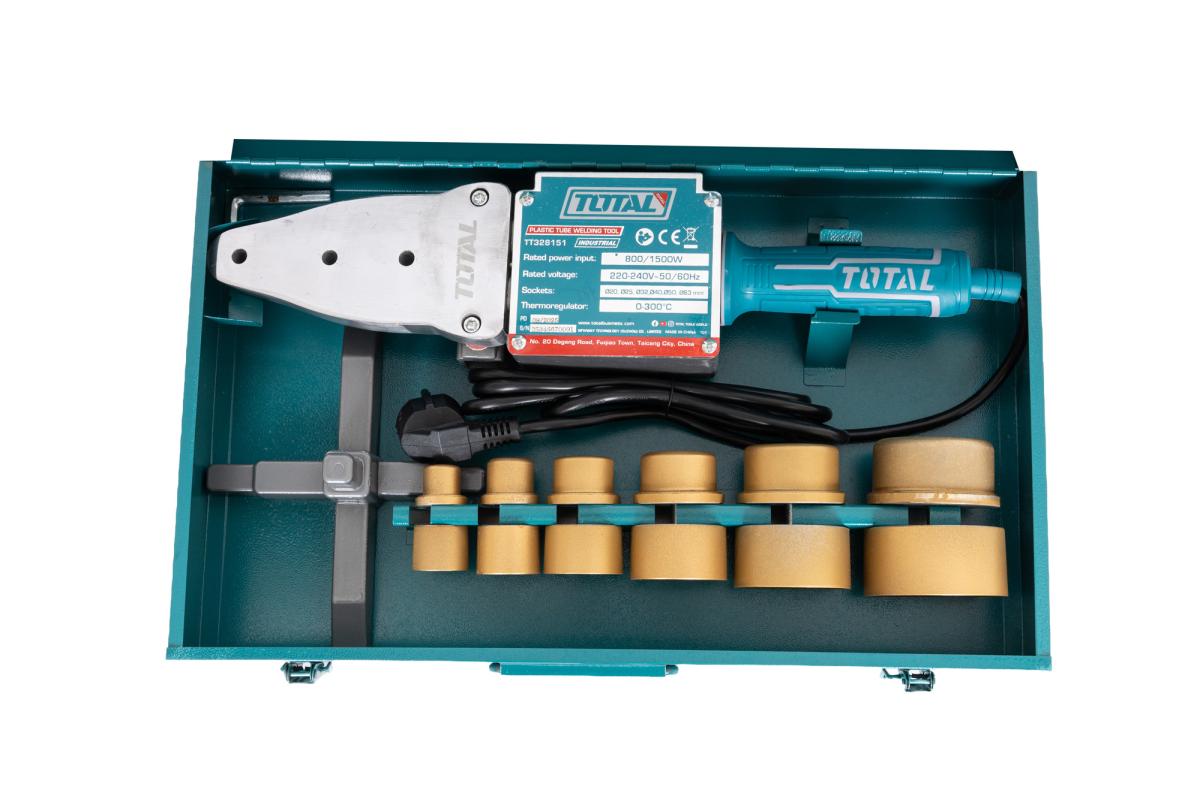 Masina sudat tevi PPR TOTAL Industrial 800W 1500W 20-63mm termoregulator 300°C