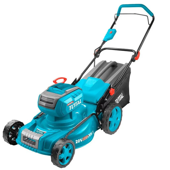 Masina de tuns iarba TOTAL pe acumulatori 40V, taiere 46 cm, cos colector 60L, 2 acumulatori 5Ah, incarcator dublu