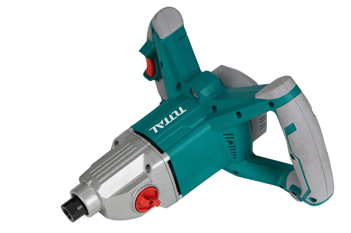 Mixer electric mortar TOTAL Industrial 1400W, 2 viteze, filet M14, LED