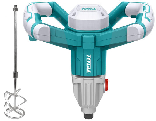 Mixer electric mortar TOTAL Industrial 1400W, 2 viteze, filet M14, LED