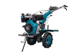 Motocultor Diesel TOTAL 9CP, 6.6kW, cu freze 1350mm si roti transport