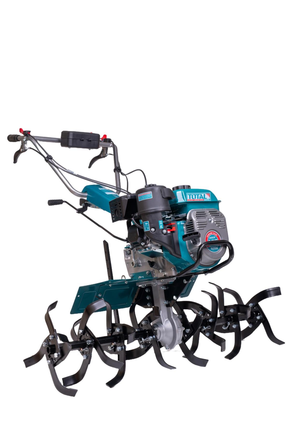 Motocultor pe benzina TOTAL 7 CP, latime lucru 1200 mm, 32 cutite, roti transport 3.5-6