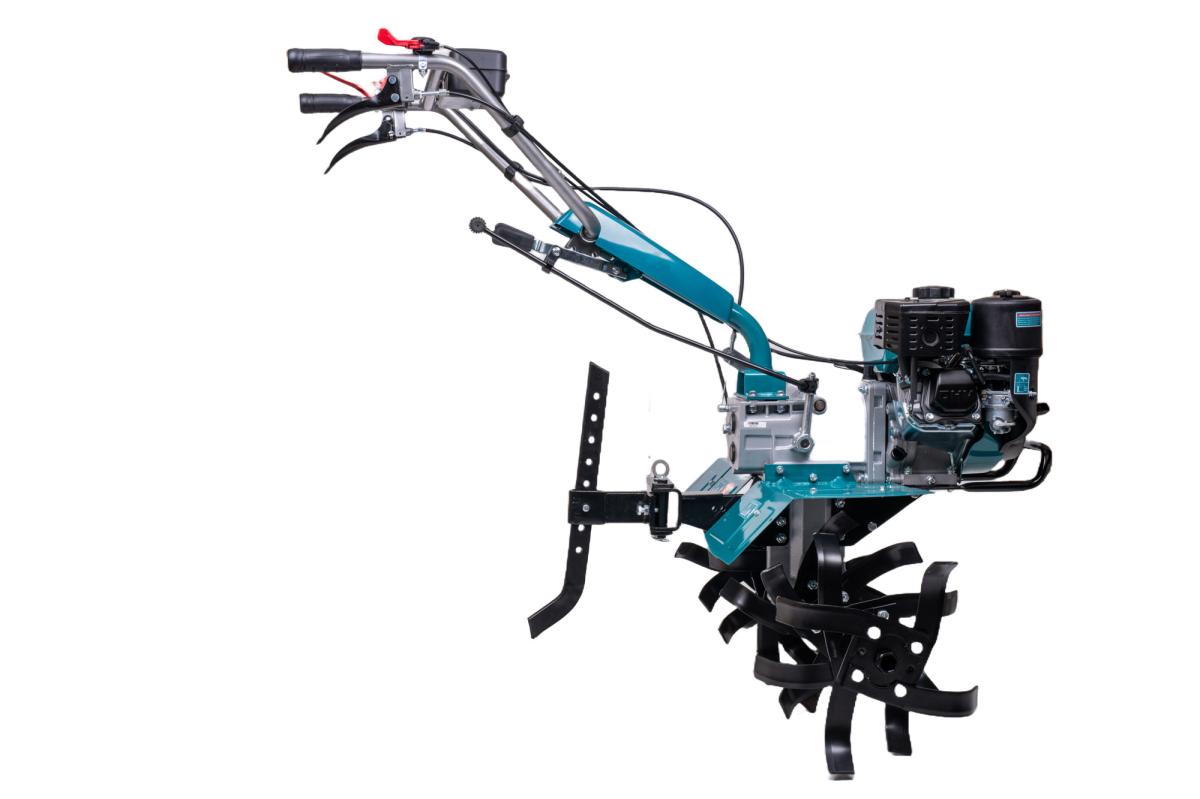 Motocultor pe benzina TOTAL 7 CP, latime lucru 1200 mm, 32 cutite, roti transport 3.5-6