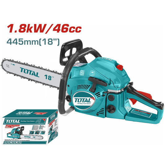 Drujba pe benzina TOTAL 46 cc, 2.5 CP, lama 18 inch