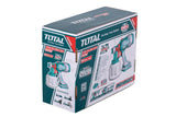 Pistol de vopsit TOTAL 20V, rezervor 1000 ml, debit 800 ml/min, pulverizare reglabila, cu acumulator si incarcator