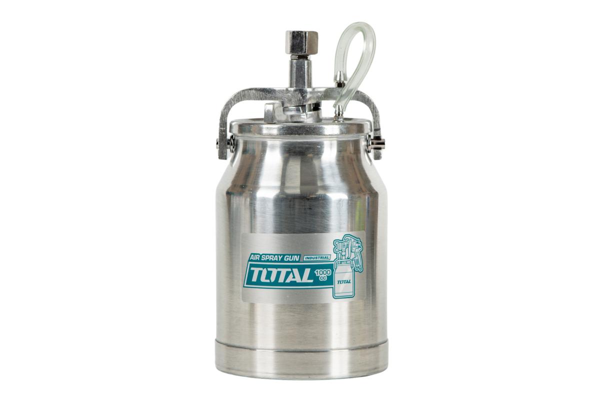 Pistol de vopsit TOTAL Industrial, duza 1.8 mm, rezervor 1000 ml