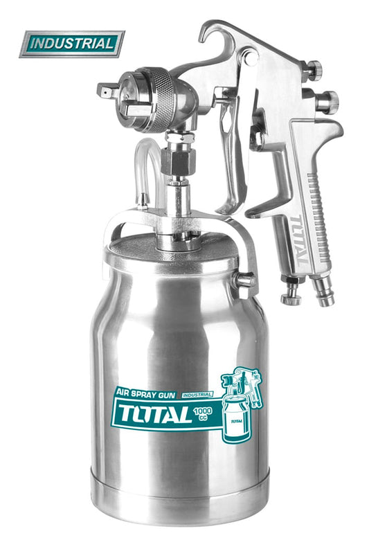 Pistol de vopsit TOTAL Industrial, duza 1.8 mm, rezervor 1000 ml