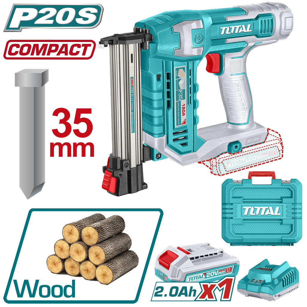 Piesa Total - Pistol Pentru Cuie 20v-2.0ah 15mm-35mm
