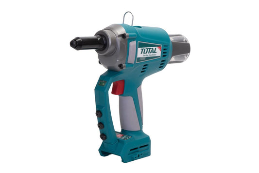 Pistol pentru nituri TOTAL 20V, PROFESIONAL, cursa 25 mm (fara acumulator si incarcator)