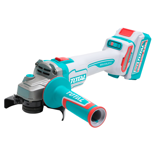 Polizor unghiular TOTAL 20V, 115 mm, brushless, 3 trepte viteza, fara baterie si incarcator