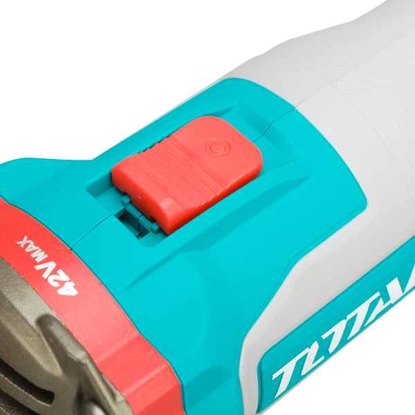 Polizor unghiular TOTAL 42V, 2,5ah 115mm 1280W brushless cu 2 acumulatori si incarcator