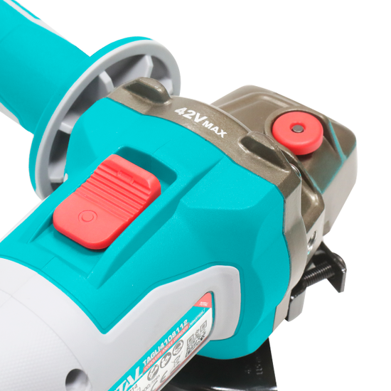 Flex cu acumulator TOTAL 42V 115mm 1080W Brushless cu 2 baterii si incarcator
