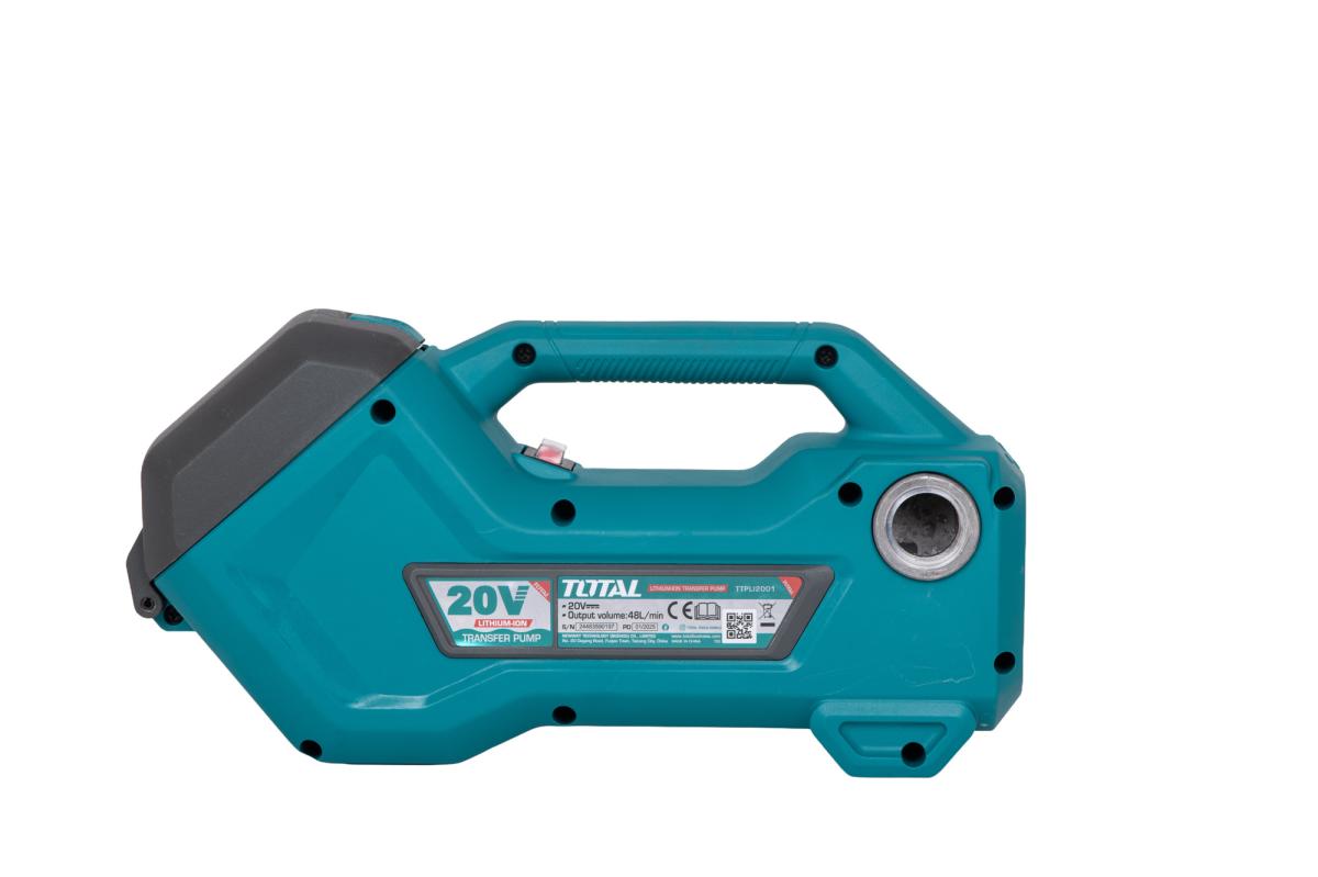 Pompa de transfer TOTAL 20V, 3/4'', pe acumulator, debit 48 l/min, PROFESIONALA