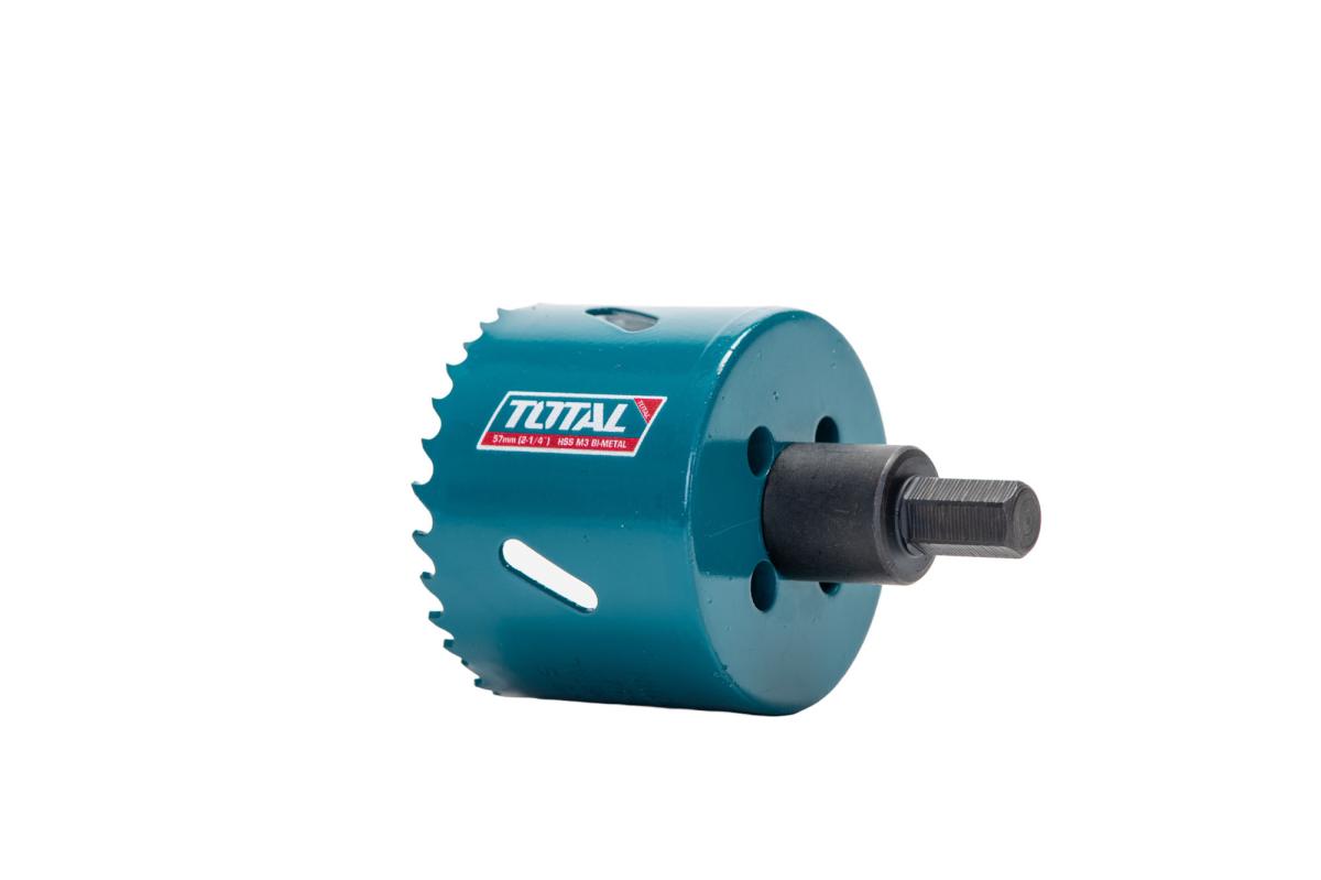 Set 13 freze TOTAL HSS M3 Bi-Metal pentru gauri, 19–64 mm