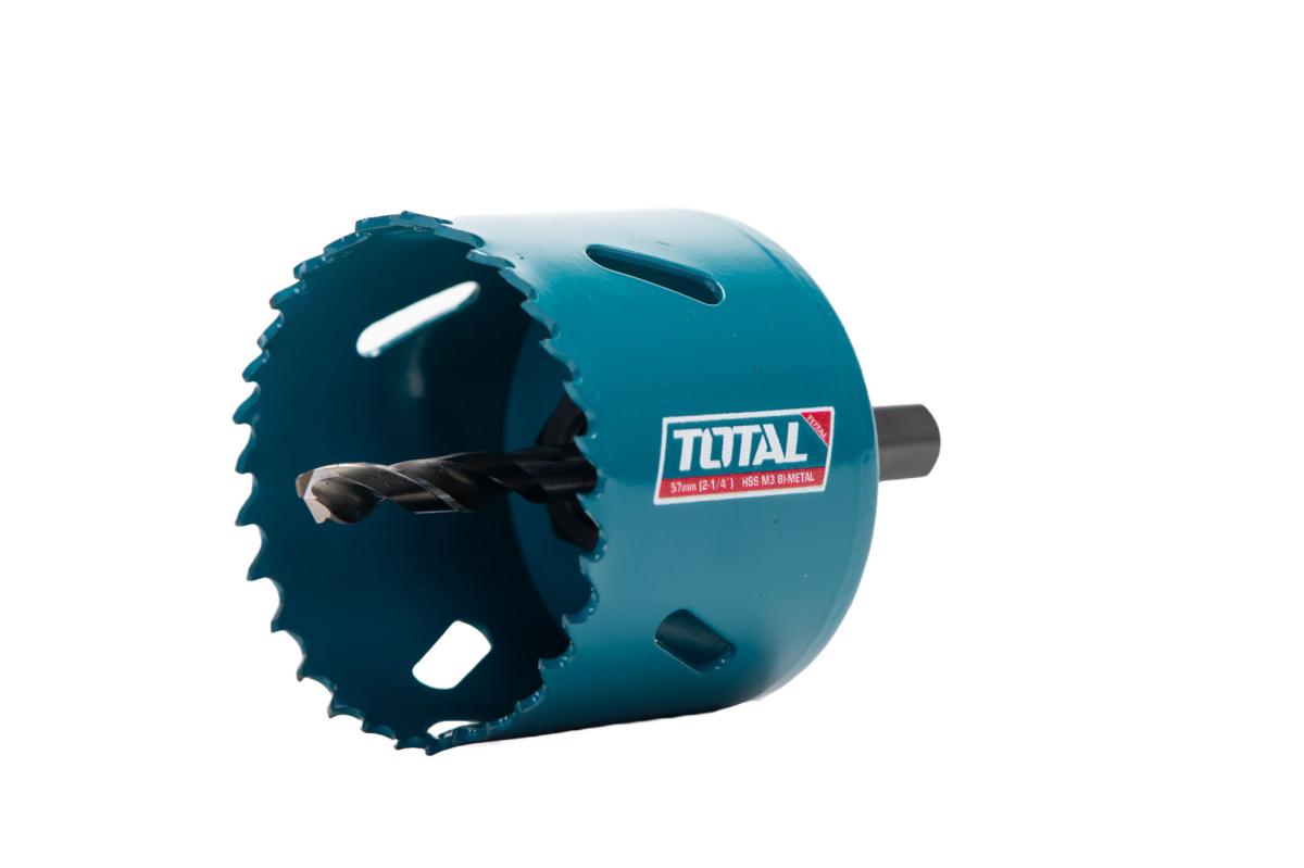 Set 13 freze TOTAL HSS M3 Bi-Metal pentru gauri, 19–64 mm