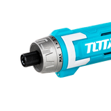 Surubelnita electrica TOTAL 8V Li-Ion, USB-C, maner reglabil, 16 accesorii incluse