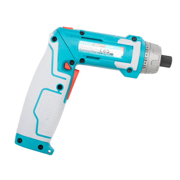 Surubelnita electrica TOTAL 8V Li-Ion, USB-C, maner reglabil, 16 accesorii incluse