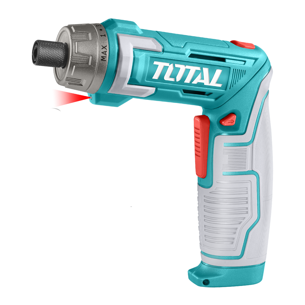 Surubelnita electrica TOTAL 8V Li-Ion, USB-C, maner reglabil, 16 accesorii incluse