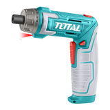 Surubelnita electrica TOTAL 8V Li-Ion, USB-C, maner reglabil, 16 accesorii incluse