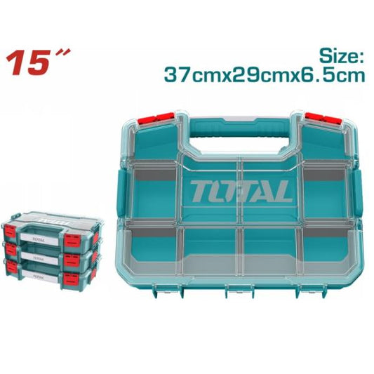 Organizator scule TOTAL 370x290x65mm, plastic PP, separatoare detasabile