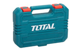 Trusa chei tubulare TOTAL 1/4”, 46 piese, Cr-V, clichet 72T