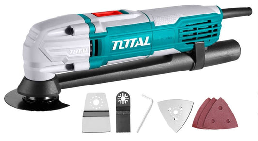 Unealta multifunctionala TOTAL 300W oscilanta cu 5 accesorii 20000rpm