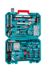 Trusa unelte de mana TOTAL 168 piese, set complet pentru reparatii si intretinere