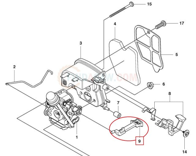 Tragaci soc drujba Husqvarna 235, 236, 240