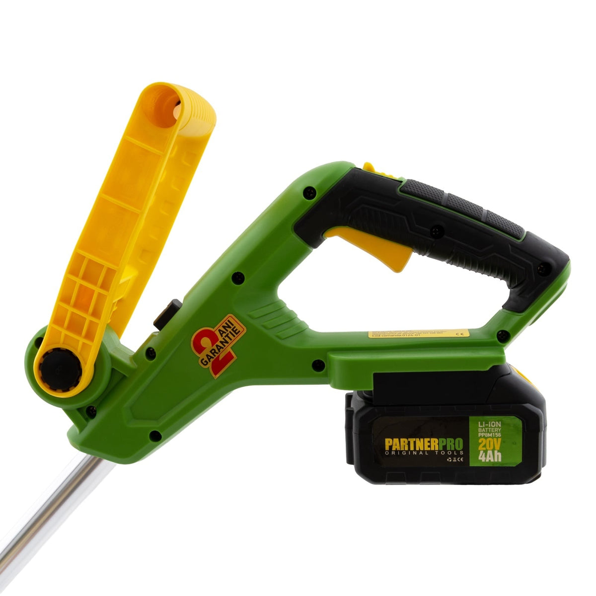 Trimmer pe acumulator PARTNERPRO PP8A227, 20V 4Ah, 8000 rpm, 300 mm