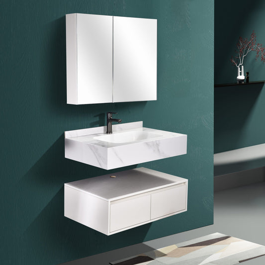 Set de baie NOVA alb - 80x50x15