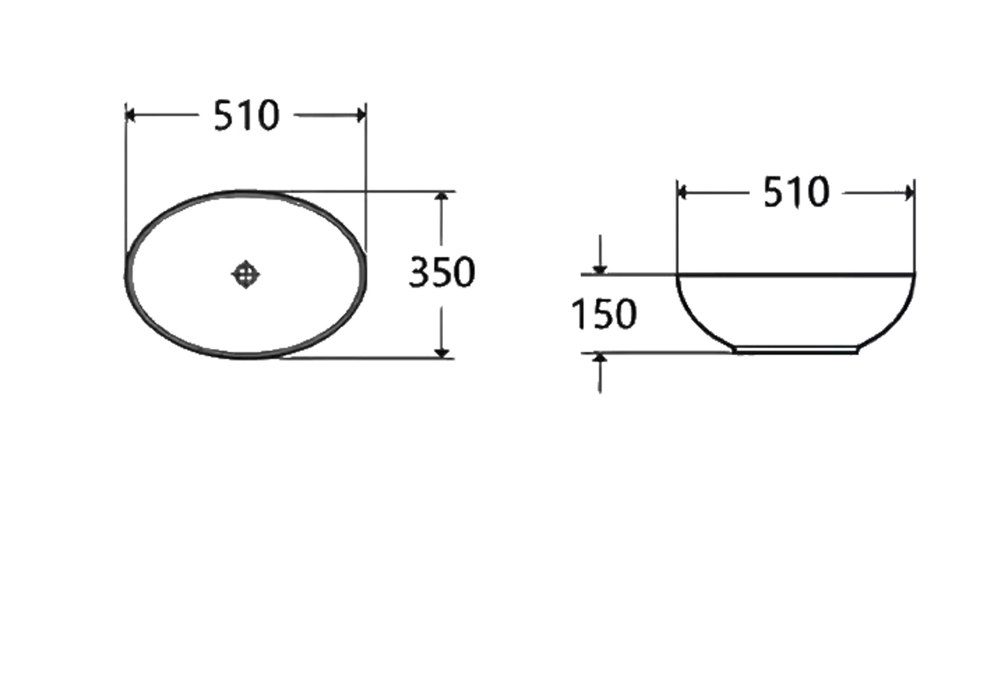 Lavoar din sticla securizata SanDonna Perla