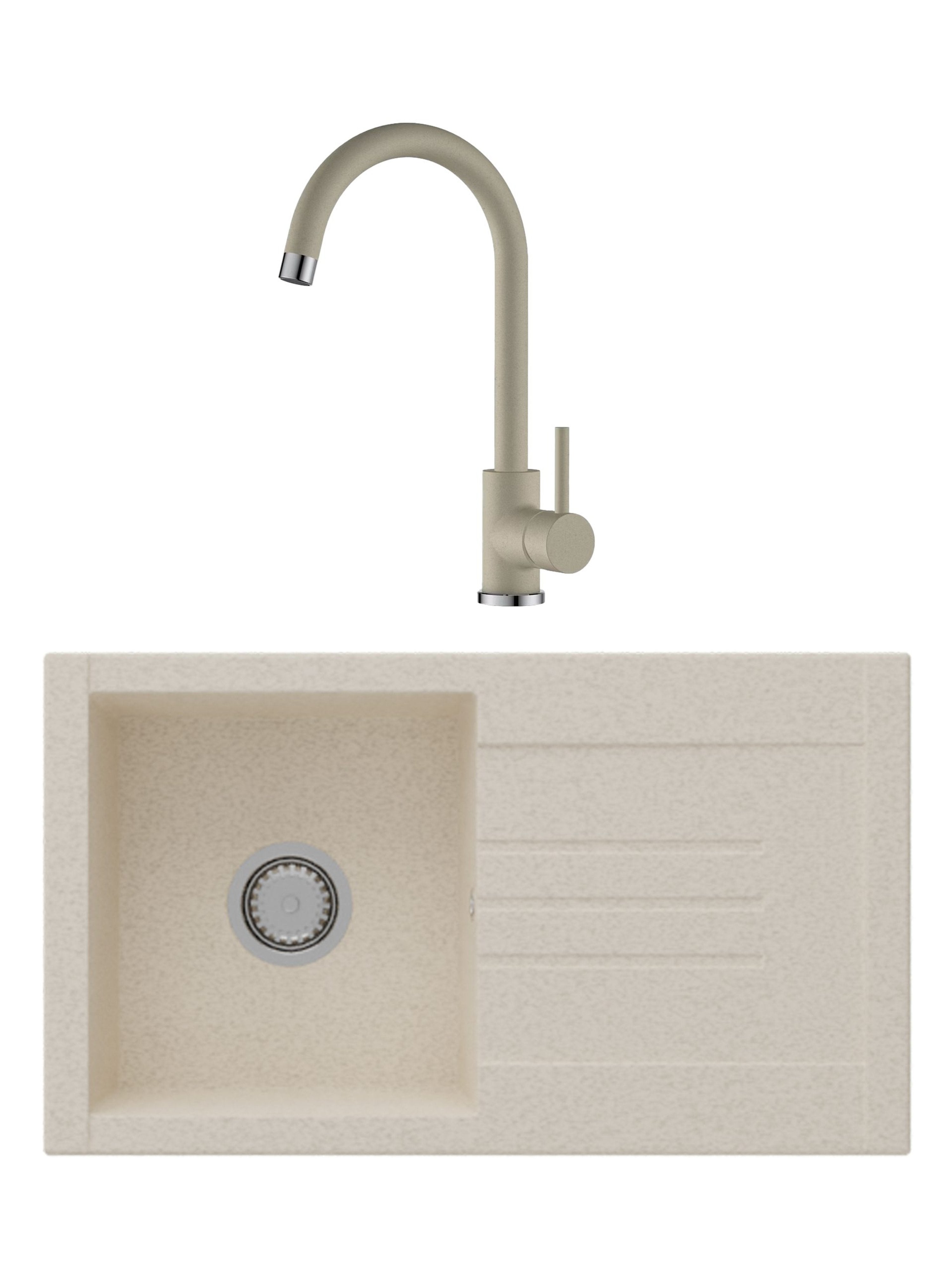 SET Chiuveta SanDonna Arona + Baterie SanDonna Solo (Copy) - Bej