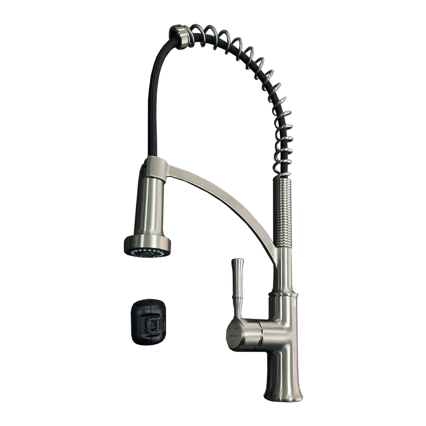 SET Chiuveta SanDonna HD7050 auriu din inox handmade cu dozator de sapun, tavita de scurgere si tocator + Baterie flexibila SanDonna Mona