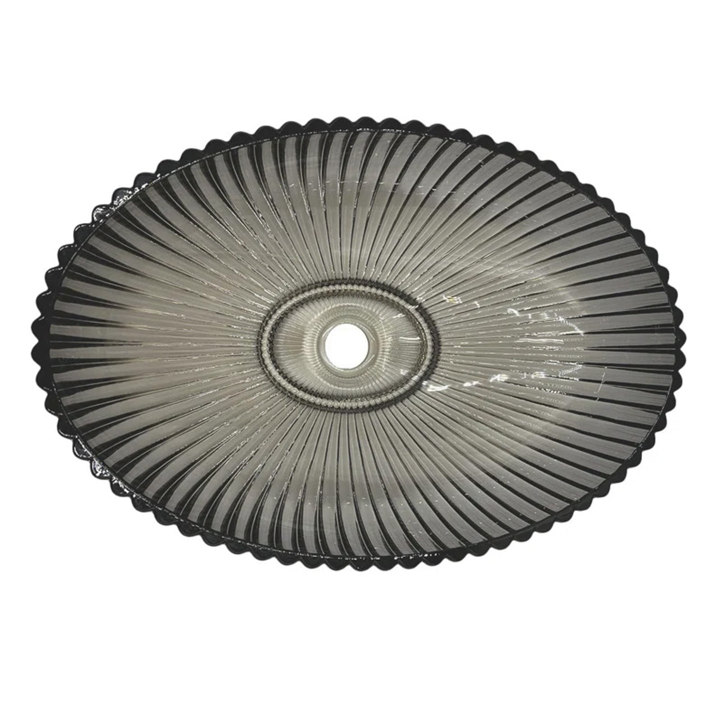 SET Lavoar de baie din sticla securizata Perla + Baterie Dorota negru