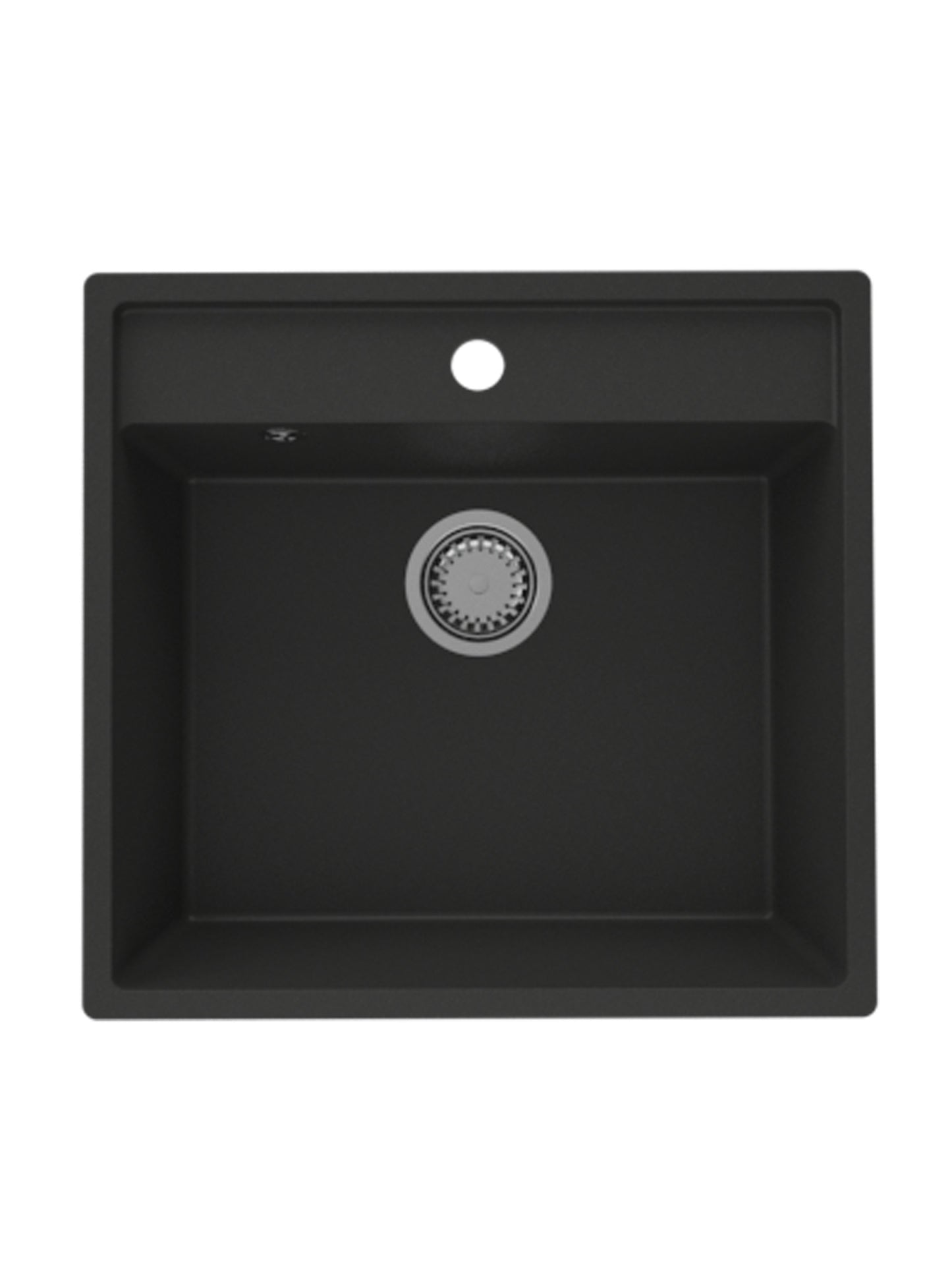 SET Chiuveta granit compozit SanDonna SELENA + Baterie Amelia cu dus extractabil + tocator din marmura si lemn