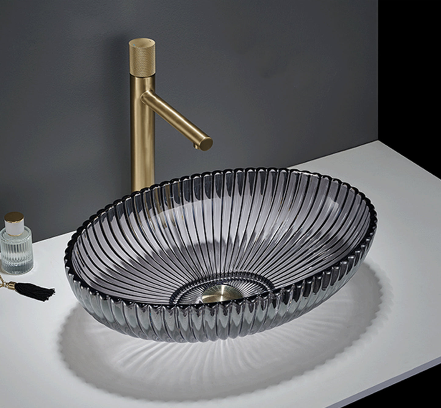 Lavoar din sticla securizata SanDonna Perla