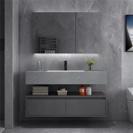 Set de baie NOVA gri - 100x50x15