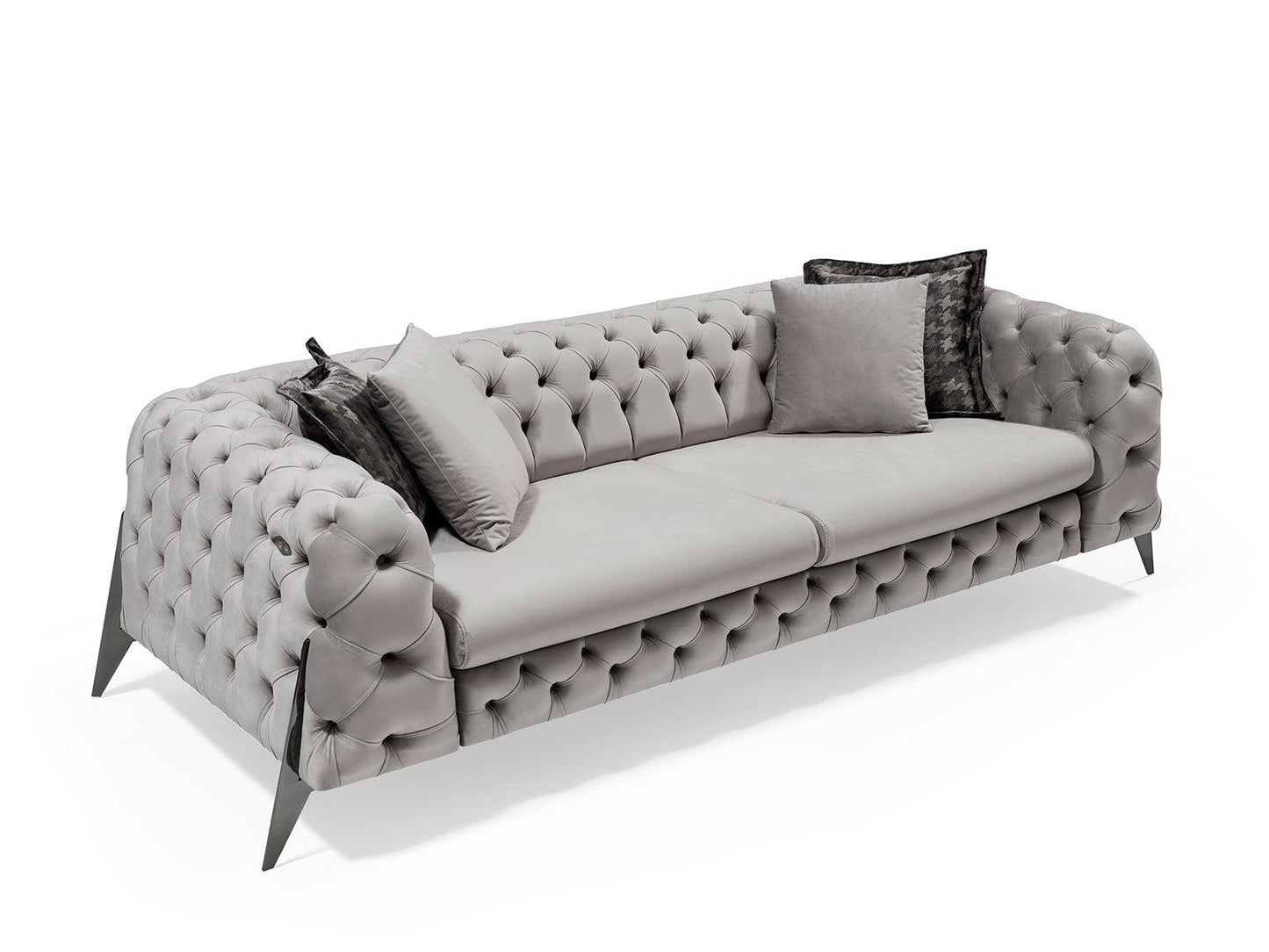 Canapea Italian Chesterfield Beige, OT13.3.1 - ZEP.RO - Ți-e la îndemână!