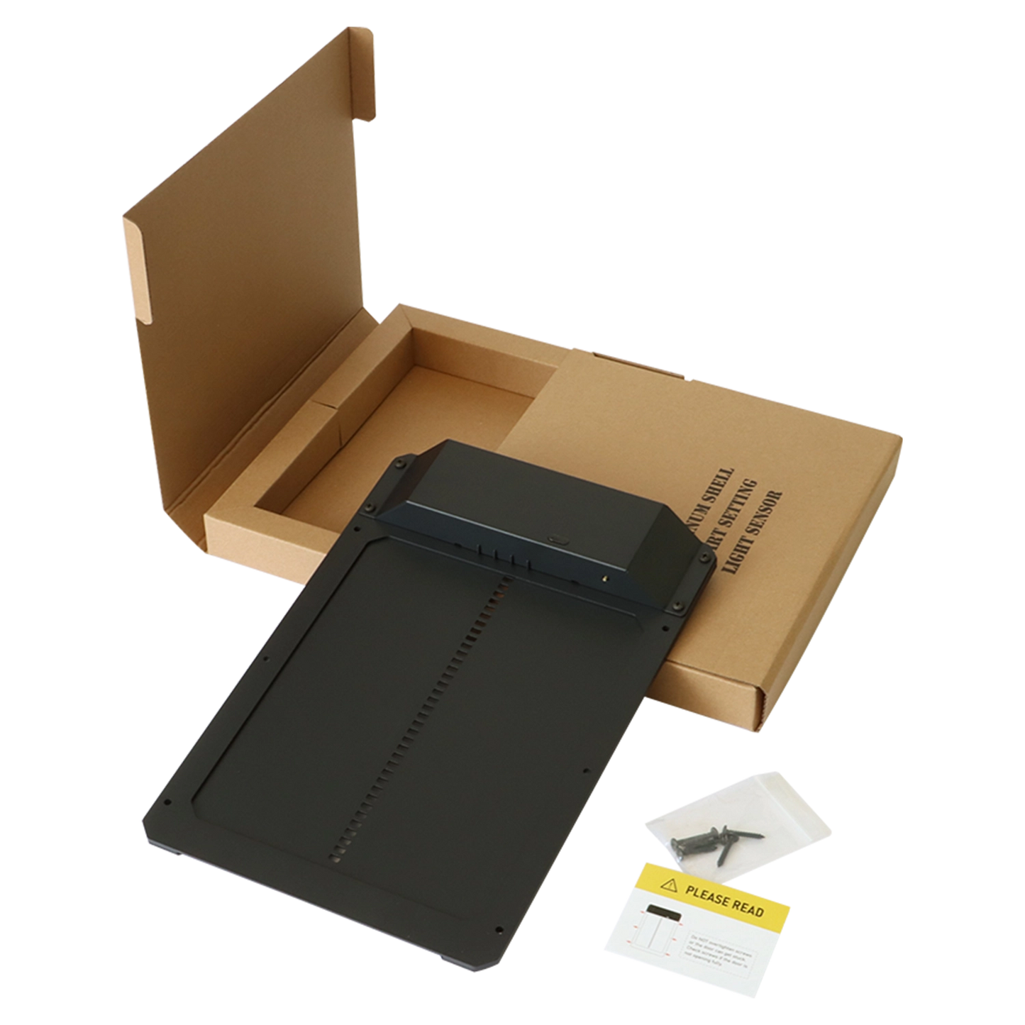 Usa automata ZEP DOO-2 pentru cotet gaini, aluminiu, 35x24 cm, senzor lumina si programare