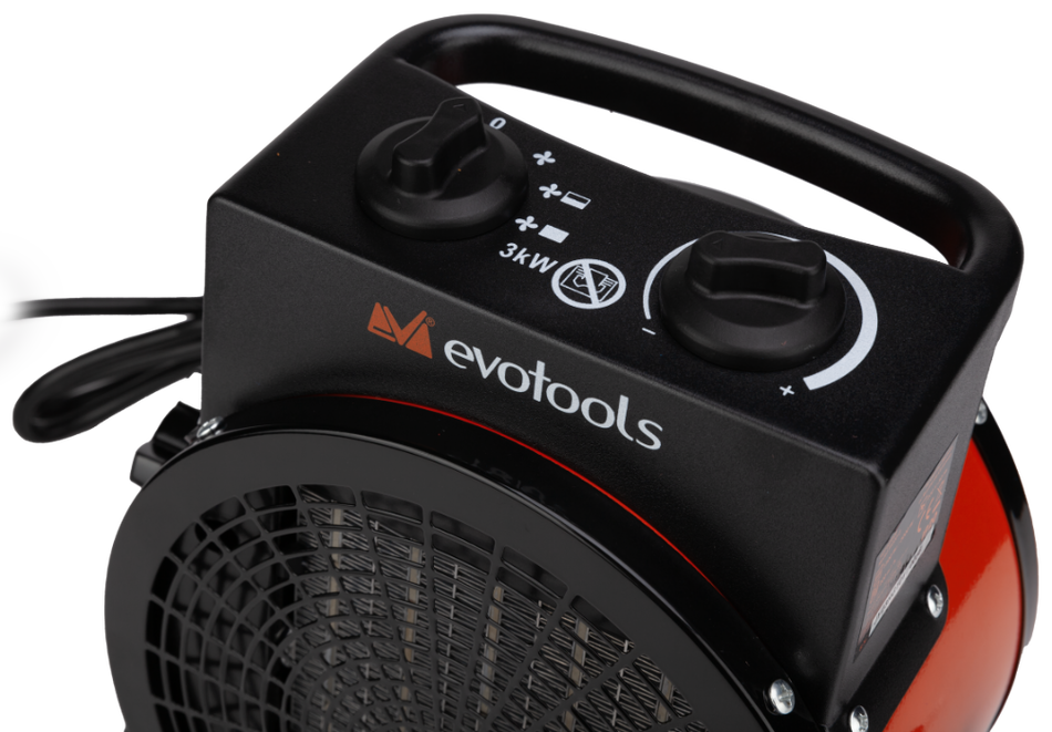 Aeroterma electrica cu rezistenta ceramica 2000W EVOTOOLS