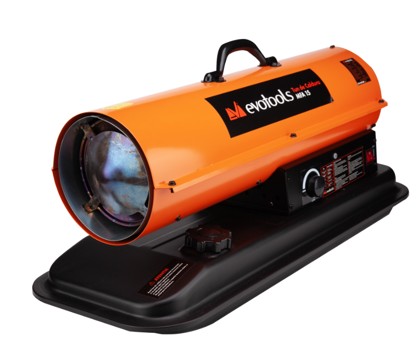 Tun caldura motorina EVOTOOLS MFA-15, 15kW, rezervor 15L, aprindere electrica, 315 m³/h, 230V