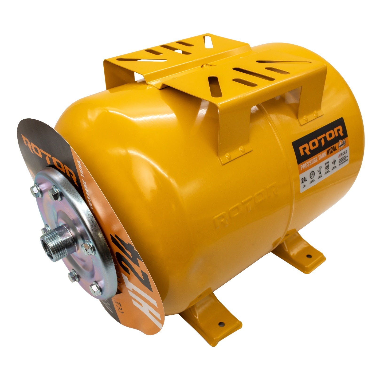 Vas expansiune orizontal pentru hidrofor, 24 l, ROTOR RVH-24