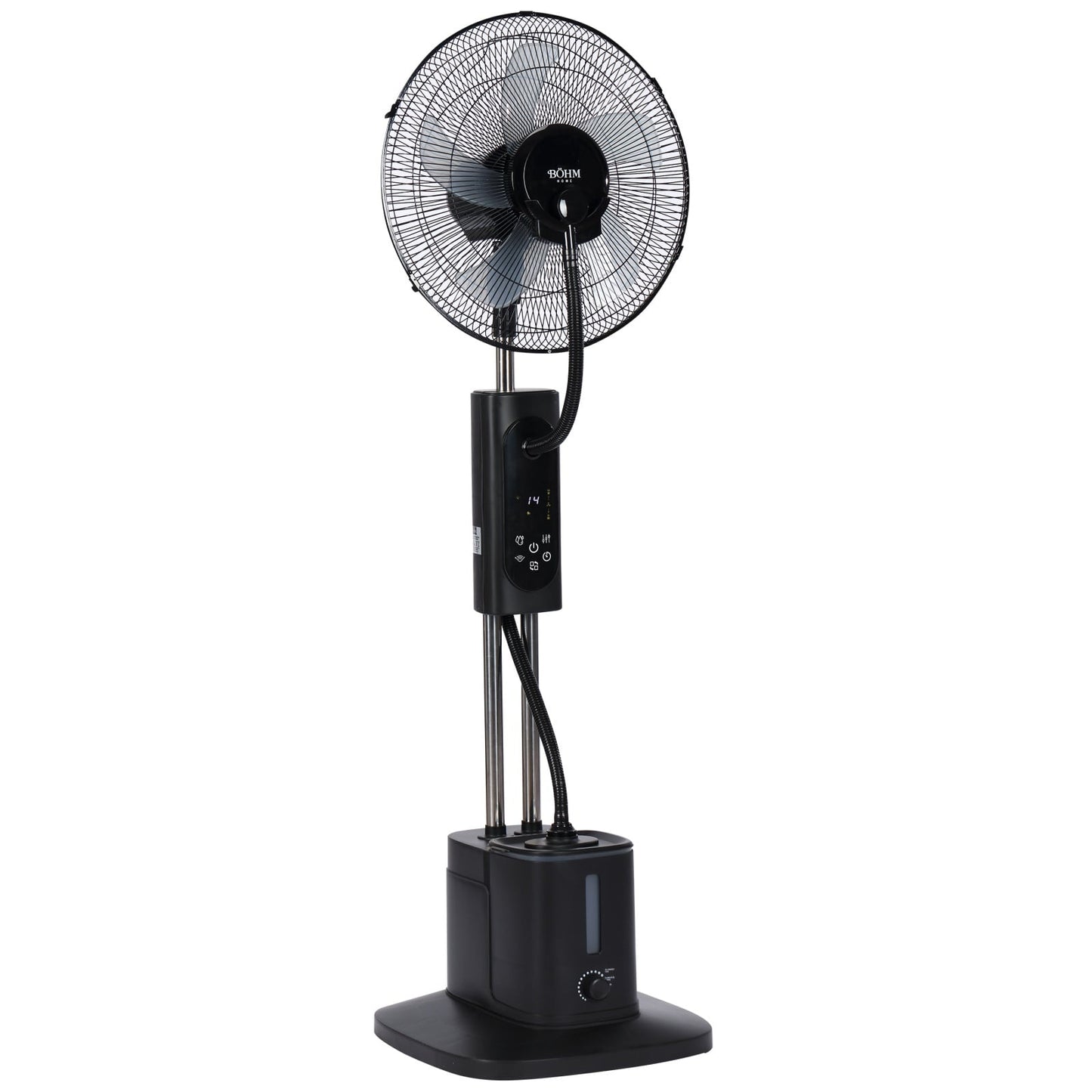 Ventilator cu Pulverizare Apa si Umidificare BÖHM BME-01A, 16 Inch, 70W, Telecomanda